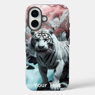 Otterbox Kleurrijke Witte Tijger Natuur & Wildlife iPhone 16 Hoesje