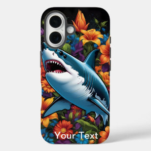 OtterBox Shark Flower Watercolor iPhone 16 Hoesje