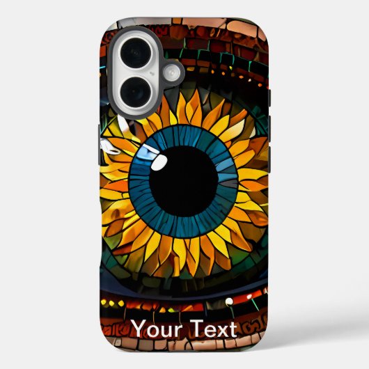 OtterBox Zonnebloem Oog Ontwerp Patroon Case-Mate iPhone Case (Achterkant)