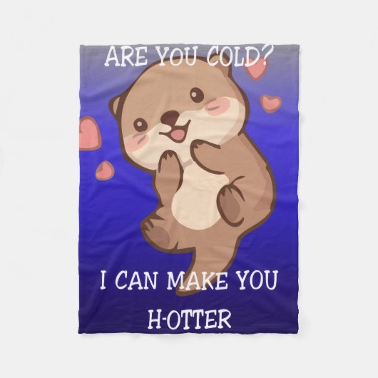 Otterdeken Fleece Deken (Voorkant)