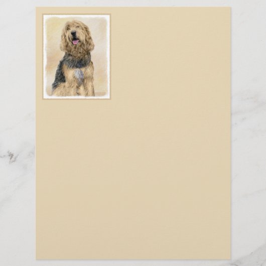Otterhondschildering - Kute Original Dog Art (Voorkant)