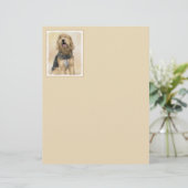 Otterhondschildering - Kute Original Dog Art (Staand voorkant)
