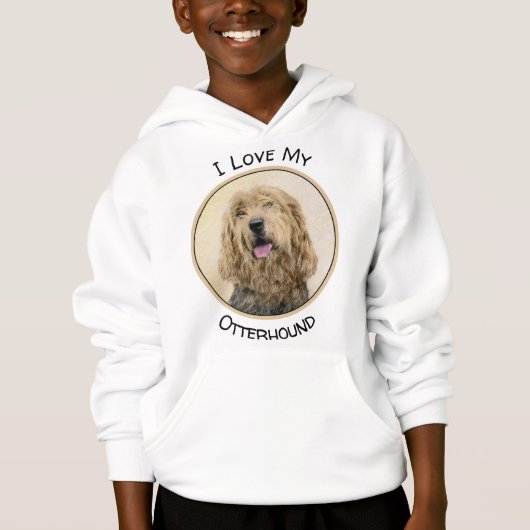 Otterhondschildering - Kute Original Dog Art (Voorkant)