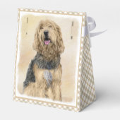 Otterhondschildering - Kute Original Dog Art Bedankdoosjes (Achterkant)