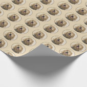 Otterhondschildering - Kute Original Dog Art Cadeaupapier (Hoek)