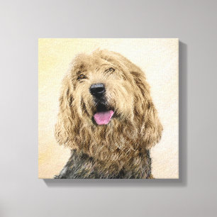 Otterhondschildering - Kute Original Dog Art Canvas Afdruk