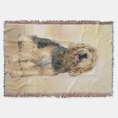 Otterhondschildering - Kute Original Dog Art Deken (Voorkant)