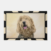 Otterhondschildering - Kute Original Dog Art Deurmat (Voorkant)