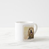 Otterhondschildering - Kute Original Dog Art Espresso Kop (Voorkant rechts)