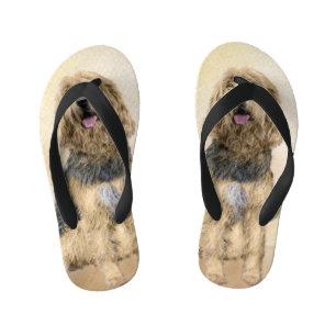 Otterhondschildering - Kute Original Dog Art Kinder Teenslippers