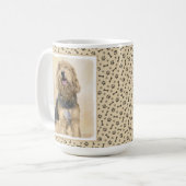 Otterhondschildering - Kute Original Dog Art Koffiemok (Voorkant links)