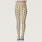 Otterhondschildering - Kute Original Dog Art Leggings (Voorkant)