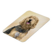 Otterhondschildering - Kute Original Dog Art Magneet (Linkerzijde)