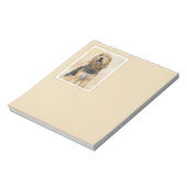 Otterhondschildering - Kute Original Dog Art Notitieblok (Linkerzijde)