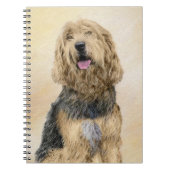 Otterhondschildering - Kute Original Dog Art Notitieboek (Voorkant)