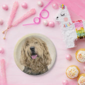 Otterhondschildering - Kute Original Dog Art Papieren Bordje (Feest)