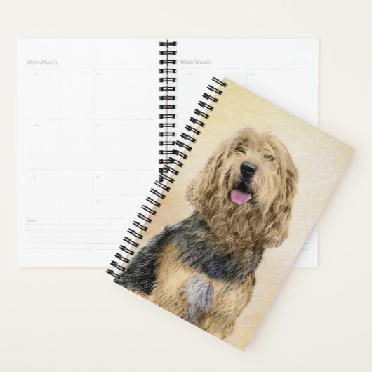 Otterhondschildering - Kute Original Dog Art Planner (Display)