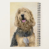 Otterhondschildering - Kute Original Dog Art Planner (Achterkant)
