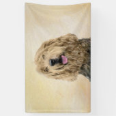 Otterhondschildering - Kute Original Dog Art Spandoek (Verticaal)