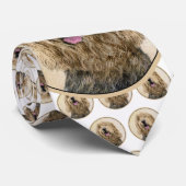 Otterhondschildering - Kute Original Dog Art Stropdas (Opgerold)
