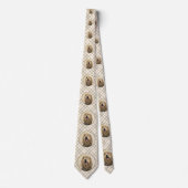 Otterhondschildering - Kute Original Dog Art Stropdas (Voorkant)