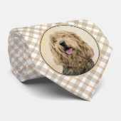 Otterhondschildering - Kute Original Dog Art Stropdas (Opgerold)