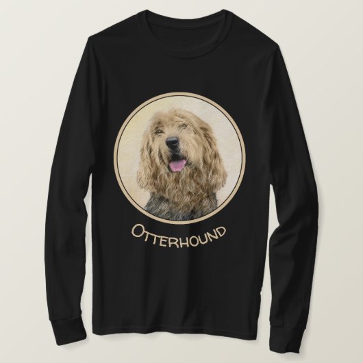 Otterhondschildering - Kute Original Dog Art T-shirt (Design voorkant)