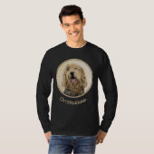 Otterhondschildering - Kute Original Dog Art T-shirt (Voorkant volledig)