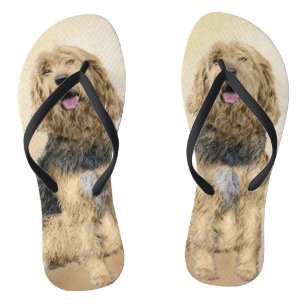 Otterhondschildering - Kute Original Dog Art Teenslippers