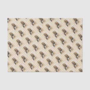Otterhondschildering - Kute Original Dog Art Tissuepapier