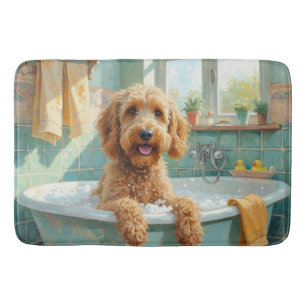 Otterhound badtijd speelse badkamer decor badmat