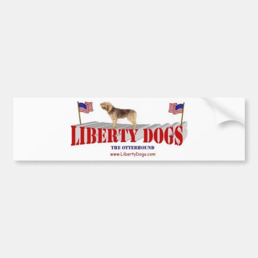 Otterhound Bumpersticker (Voorkant)