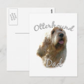 Otterhound Dad 2 Briefkaart (Voorkant / Achterkant)