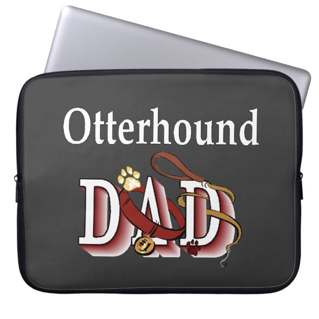 Otterhound Dad Gifts Laptop Sleeve (Voorkant)