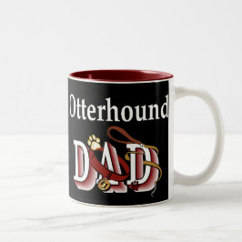 Otterhound Dad Gifts Tweekleurige Koffiemok