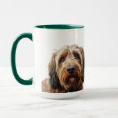 Otterhound gepersonaliseerde mok (Links)
