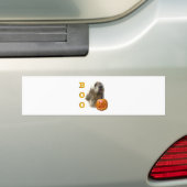 Otterhound Halloween BOO Bumpersticker (Op auto)
