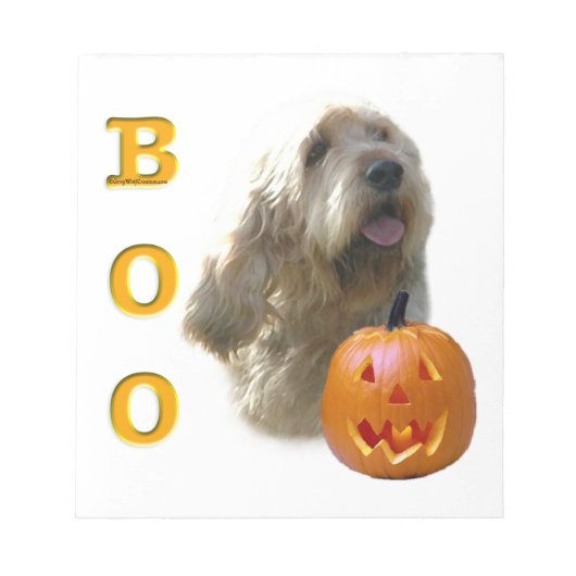 Otterhound Halloween BOO Notitieblok (Voorkant)