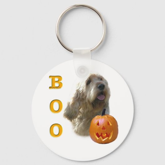 Otterhound Halloween BOO Sleutelhanger (Voorkant)