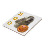 Otterhound Halloween BOO Tegeltje (Zijkant)