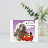 Otterhound Halloween-Snoep Briefkaart (Staand voorkant)