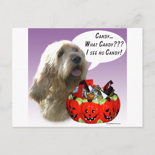 Otterhound Halloween-Snoep Briefkaart (Voorkant)