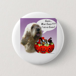 Otterhound Halloween-Snoep Ronde Button 5,7 Cm