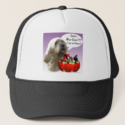 Otterhound Halloween-Snoep Trucker Pet (Voorkant)