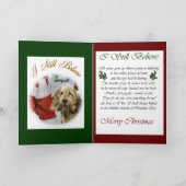 Otterhound kerstcadeaus feestdagen kaart (Binnen)