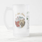 Otterhound kerstcadeaus matglas bierpul (Links)