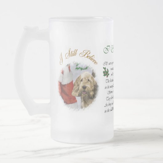 Otterhound kerstcadeaus matglas bierpul (Links)