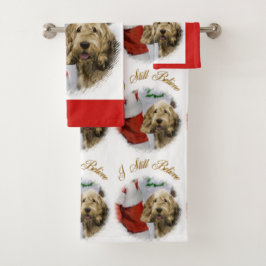 Otterhound Kerstmis Bad Handdoek