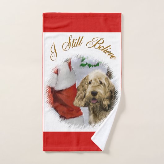 Otterhound Kerstmis Bad Handdoek (Handdoek)