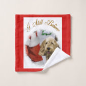 Otterhound Kerstmis Bad Handdoek (Wasdoekje)